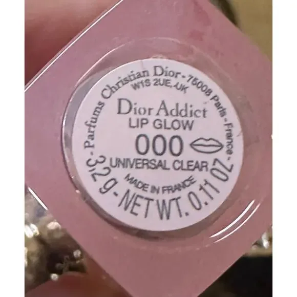 Dior Addict Lip Glow - 000 UNIVERSAL CLEAR - NEW NO BOX - Picture 2 of 3
